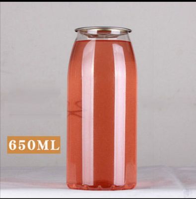 Διαφανές μπουκάλι χυμού 650ml 22oz πλαστικό για το νερό