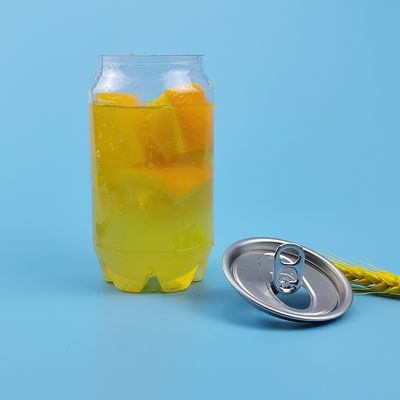 PET εύκολο ανοικτό 0.35L 120mm πλαστικό μπουκάλι χυμού από πορτοκάλι
