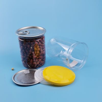 0.5l της PET εύκολα ανοικτά αργιλίου βάζα τροφίμων σφραγίδων πλαστικά