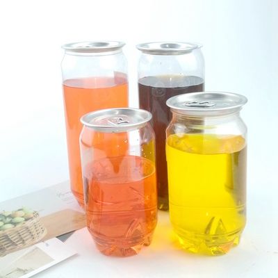 Πλαστικό βάζο ποτών θερινών ποτών 310ml ODM cOem με το καπάκι αργιλίου