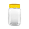 BPA ελεύθερο 320ml πλαστικό τροφίμων μπουκάλι μελιού βάζων χωρίς αέρα τετραγωνικό με το καπάκι